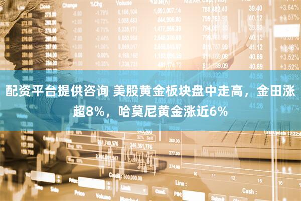 配资平台提供咨询 美股黄金板块盘中走高，金田涨超8%，哈莫尼黄金涨近6%
